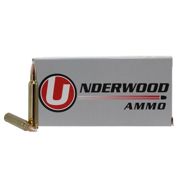 UB519 Underwood Ammo Nosler AccuBond Spitzer Rifle Ammunition 300 Rem Ultra Mag 180gr BT 3350 fps 20/ct