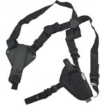 UM87000 Uncle Mike's Plain Black Nylon Shoulder Holster 8700 AM#0