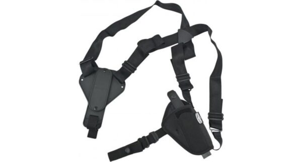 UM87000 Uncle Mike's Plain Black Nylon Shoulder Holster 8700 AM#0