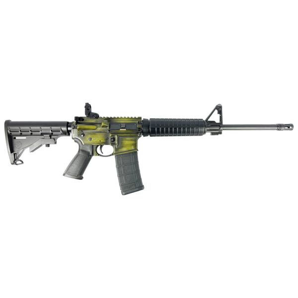 UR8500BGD 1 Ruger "Bazooka Green Distressed" AR-556 Rifle 5.56mm NATO 30rd Mag 16.10" Barrel Custom Stock Finish