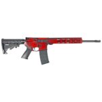 UR8529RD 1 Ruger "Red Distressed" AR-556 Rifle 5.56mm NATO 30rd Mag 16.10" Barrel Custom Stock Finish