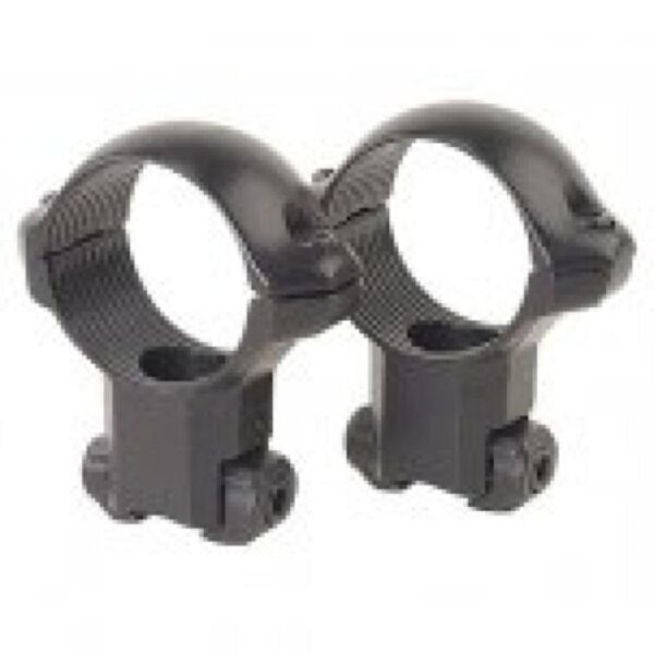 UR90409 Ruger M77 2-Piece Steel Scope Rings 5B/6B 1" High - Matte Blued