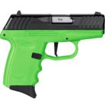 USDVG1CBLG 1 SCCY DVG-1 Handgun 9mm Luger 10rd Magazine 3.1" Barrel Striker Fired Black Slide/Lime Green Frame