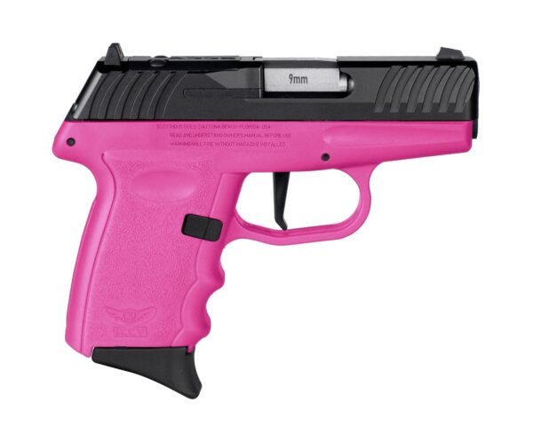 USDVG1CBPKRDR 1 SCCY DVG-1 RDR Handgun 9mm Luger 10rd Magazine 3.1" Barrel Striker Fired Black Slide/Pink Frame