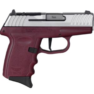 SCCY DVG-1 9mm pistol Crimson Red 3.10 inch barrel compact