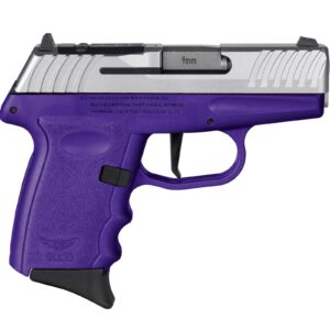 SCCY Industries DVG-1 9mm pistol with 3.10in barrel and stainless slide