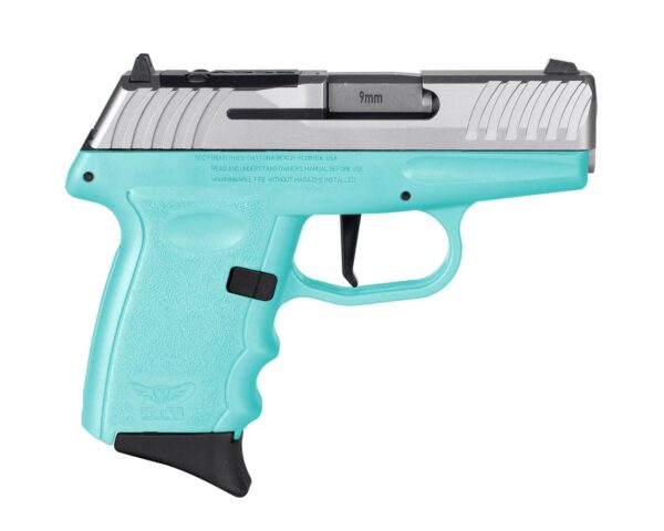 USDVG1TTSBRDR 1 SCCY DVG-1 RDR Handgun 9mm Luger 10rd Magazine 3.1" Barrel Striker Fired Stainless Slide/SCCY Blue Frame