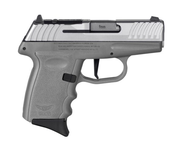 USDVG1TTSGRDR 1 SCCY DVG-1 RDR Handgun 9mm Luger 10rd Magazine 3.1" Barrel Striker Fired Stainless Slide/Sniper Grey Frame