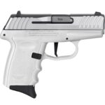 USDVG1TTWH 1 SCCY DVG-1 Handgun 9mm Luger 10rd Magazine 3.1" Barrel Striker Fired Stainless Slide/White Frame