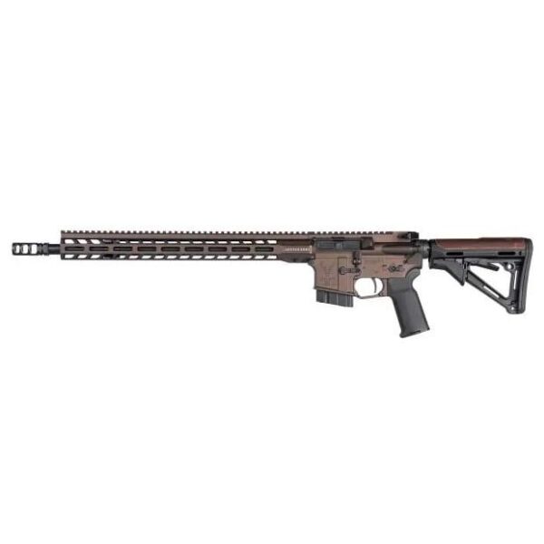 VDSTAG15014502 2 Stag Arms Stag 15 Pursuit Left Handed Rifle 6.5 Grendel 5rd Magazine 18" Threaded Barrel Midnight Bronze with 16.5" Handguard