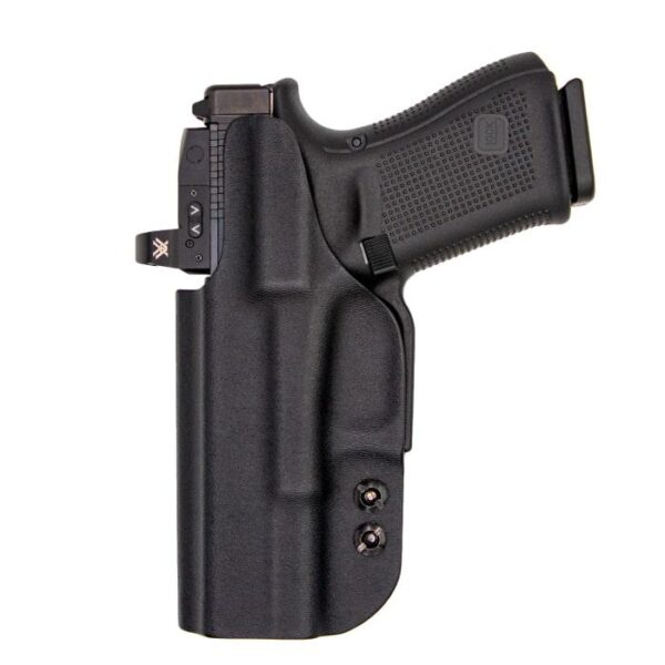 VEOBD111 1 Versacarry Obsidian Deluxe IWB Holster RH for M&P Shield Black