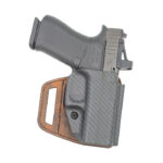 VEVSL211 1 1 Versacarry V-Slide OWB Holster for Glock 43 Brown RH