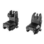 VHARN21 4 HIVIZ Front Folding AR-15 Back-Up Sight for 1913 Picatinny Rail