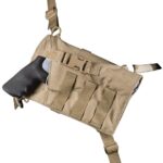 VJVTACBIGRCT Viking Tactics Big Rig Chest Holster for Revolvers Coyote Tan