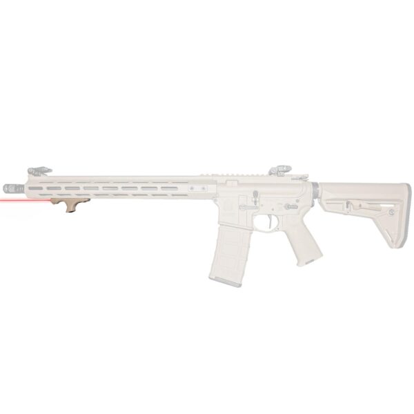 VL9120038 Viridian HS1 FDE Handstop with Red Laser M-Lok Mounting