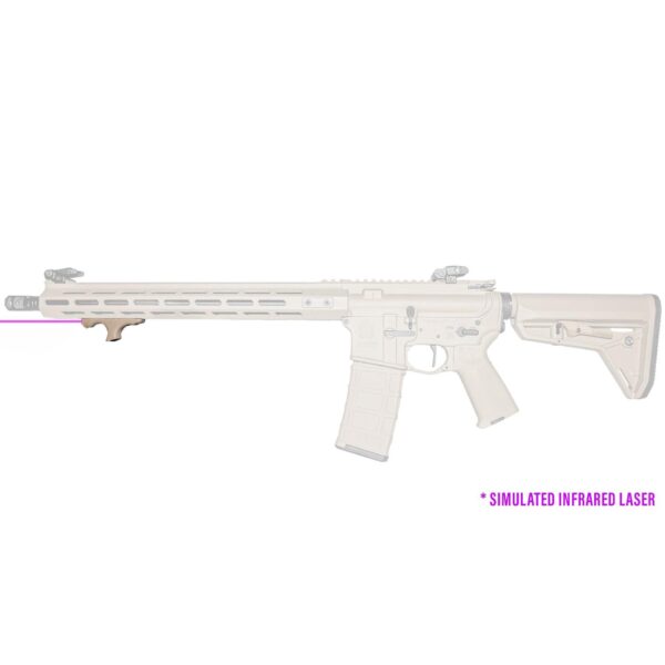 VL9120041 Viridian HS1 FDE AR Handstop with Infrared Laser M-Lok Mounting