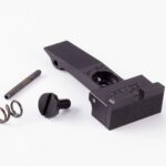 WC1034SQ 1 Wilson Combat Rear Sight for Colt 2020 Python/Anaconda Adjustable Serrated Blade Black with Square Notch