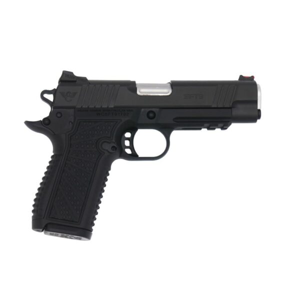 WCSFT9CMR42 1 Wilson Combat SFT9 Compact Handgun 9mm Luger 15rd Magazines (2) 4.25" Barrel Black Lightrail Frame