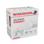 WNTRGT12907 1 Winchester Super Target Shotshells 12 ga 2-3/4" 1 oz 1290 fps #7.5 25/ct