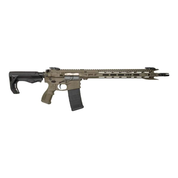 WW10005G556C1 Fostech Stealth Raptor Rifle 5.56mm 30rd Magazine 16" Barrel 16" Rail OD Green