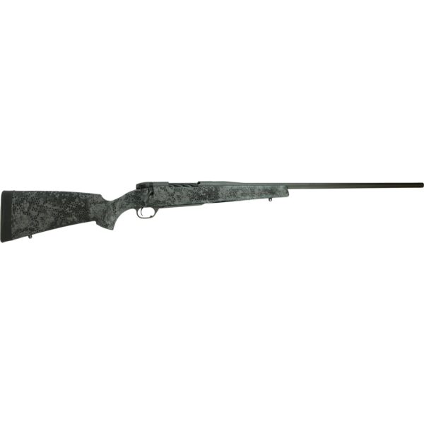 XBMHU01N306SR4TBB 2 4 Weatherby Mark V Hunter Custom "Badlands Black SMU" Rifle 6.5 Wby RPM 4rd Magazine 24" Threaded Barrel