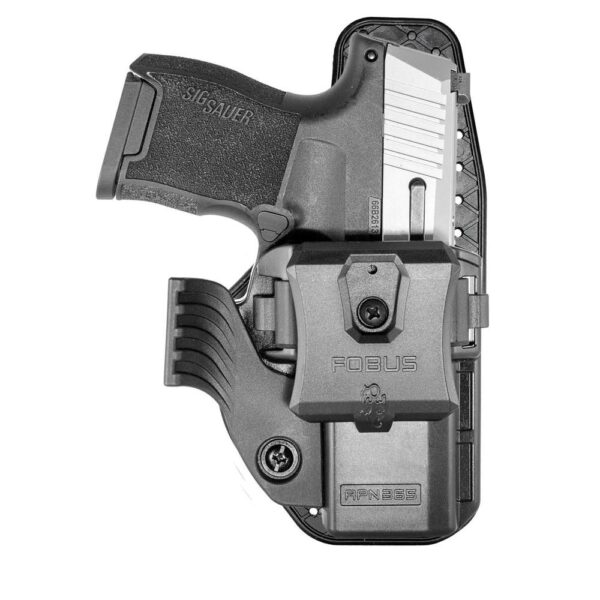 XGAPN365JPWG 1 Fobus Handgun Holster OWB Paddle IWB Clip Wing & Sweatguard Appendix Sig P365-380 Includes SAS Black Ambi