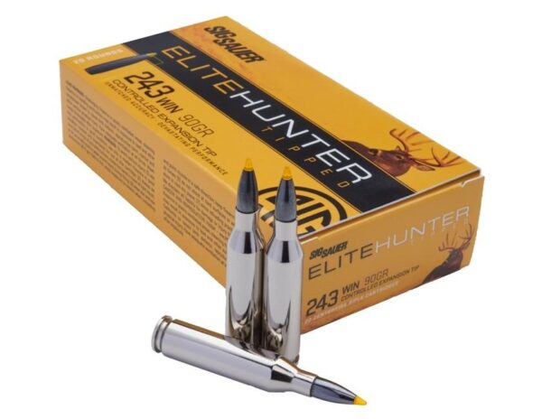 XI620593 AMMO 243 WIN 90GR ELITE TIPPED HUNTING BOX/20