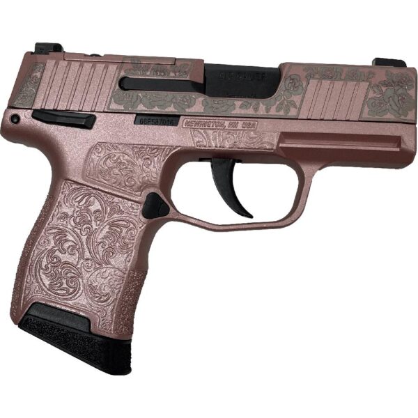 XI681235GR Sig Sauer "Gun & Roses" P365 Optic Ready Handgun 9mm Luger 10rd Magazines(2) 3.1" Barrel X-RAY 3 Sights Manual Safety