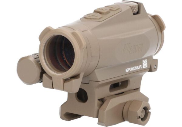 XISOR44002 Sig Sauer Romeo 4XT-Pro Red Dot Sight 1x20mm 2 MOA Ballistic Circle Dot 0.5 MOA Adj Hex Bolt MO - FDE