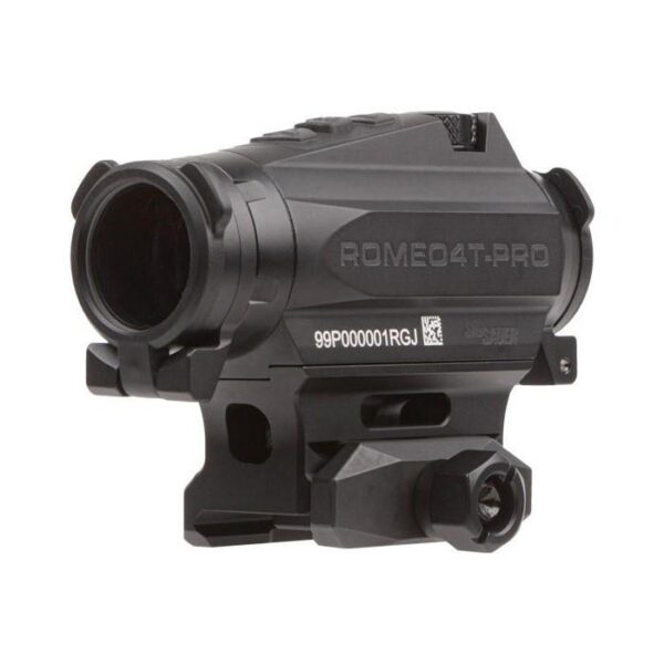 XISOR44101 2 Sig Sauer ROMEO 4T-PRO Red Dot Sight Ballistic Circle Dot 0.5 ADJ CR2023 - Black