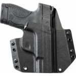 XJHSWSHSOWBBL 1 Mission First Tactical OWB Holster for S&W M&P Shield 9/40 Black