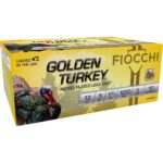 XN123TRKC5 1 Fiocchi Golden Turkey Nickel Plated Shotshells 12ga 3" 1-3/4oz 1200 fps #5 10/ct