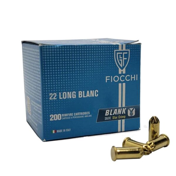 XN22LRBL 1 Fiocchi Handgun Blanks .22 LR Blanks 100/ct