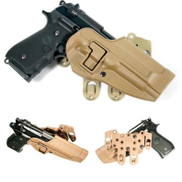 XO40CL01CTR Blackhawk! S.T.R.I.K.E. Serpa Holster Right Hand - Coyote Tan