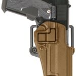 XO410503CTL Blackhawk! SERPA CQC Concealment Holster Matte Finish Colt 1911 Coyote Tan Left Hand