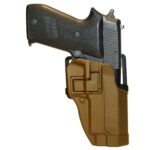 XO410506CTR Blackhawk! SERPA CQC Concealment Holster Matte Finish Sig P220/P229 Coyote Tan Right Hand