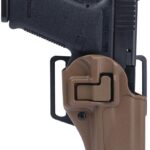 XO410513CTR Blackhawk! SERPA CQC Concealment Holster Matte Finish Glock 20/21/37 and S&W M&P .45 9/.40 Pro Coyote Tan Right Hand