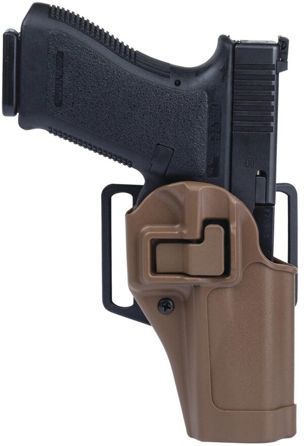 XO410513CTR Blackhawk! SERPA CQC Concealment Holster Matte Finish Glock 20/21/37 and S&W M&P .45 9/.40 Pro Coyote Tan Right Hand