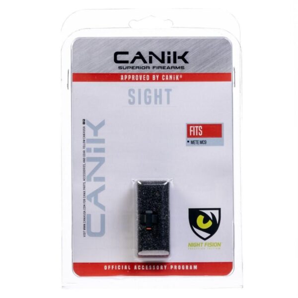 YCPACN0624 1 Canik METE MC9 Tritium Night Fision Night Sight Front Sight Orange