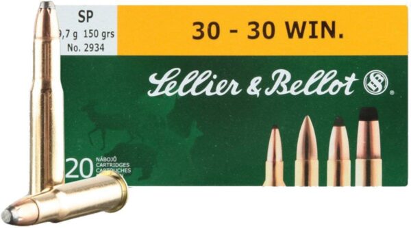 ZYSB3030A Sellier & Bellot Rifle Ammunition .30-30 Win 150 gr SP 1030 fps - 20/box