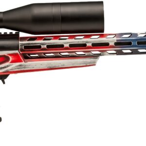 Howa 1500 6.5 Creedmoor 24-inch heavy threaded barrel APC chassis American Flag finish