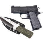 de1911ukeb4a MAGNUM RESEARCH DE 1911 45ACP 3" BK W/KNIFE