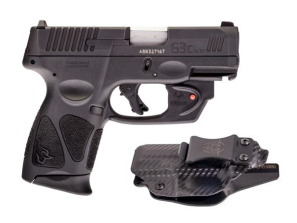 g3cpkg749a TAURUS G3C 9MM BLK 3.2" 12+1 LASER