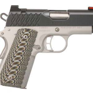 Kimber Aegis ELT Ultra .45 ACP pistol with 3-inch barrel, matte black slide and stainless frame