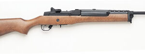 Ruger Mini-14 Ranch 18.5 inch blued barrel hardwood stock semi-auto rifle