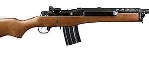 Ruger Mini-14 Ranch 5.56 NATO 18.5 in blued barrel hardwood stock