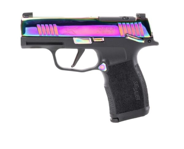 p3659rainbowa344 SIG SAUER P365X 9MM RAINBOW TI 12+1 NS