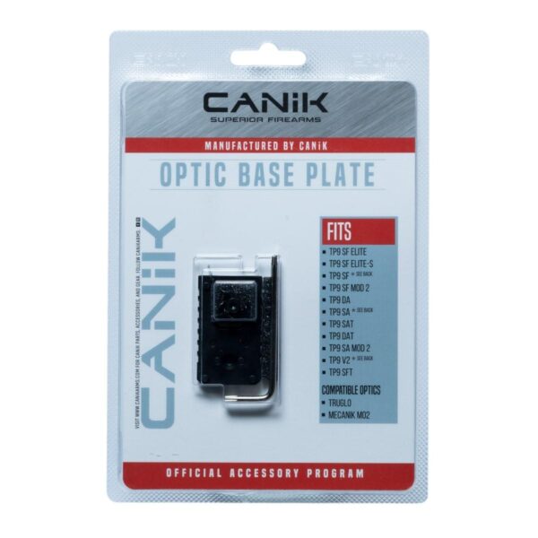 pacn0705 Canik Optic Base Plate (B) for Non Optic Ready Pistols Black