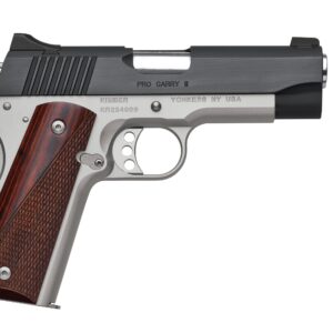Kimber Pro Carry II 9mm two-tone 4-inch pistol with rosewood grips