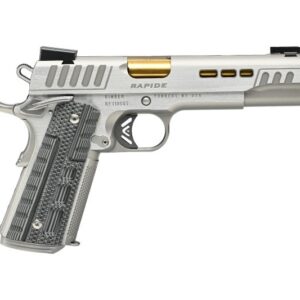 Kimber Rapide 10mm stainless 1911 pistol with G10 grips and TRUGLO TFX sights